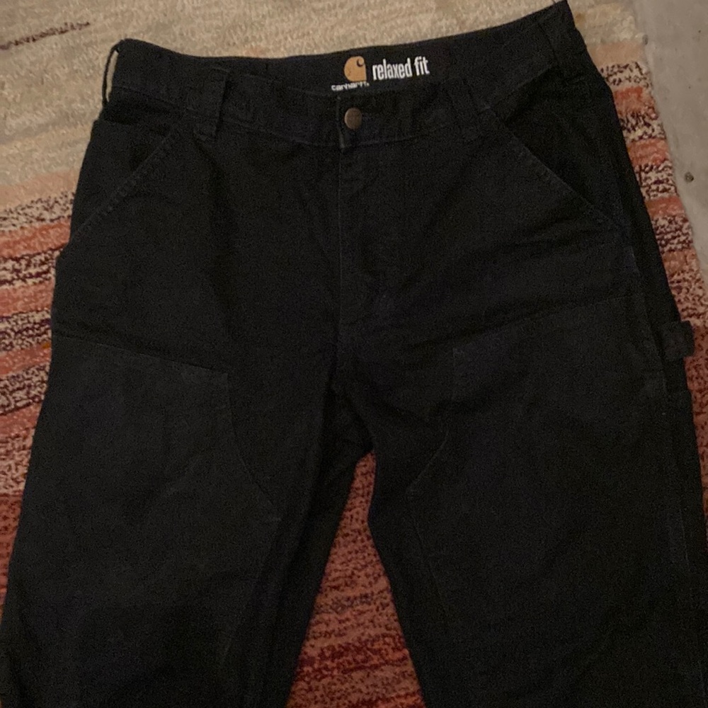 Black carharrt double knee